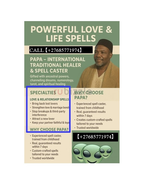 +27685771974 |  Dr Anushika is a trusted Traditional Healer,Powerful