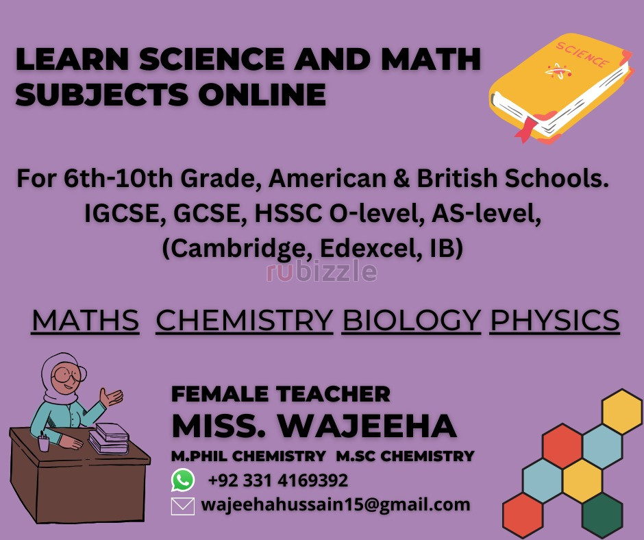 IGCSE Tutor For Science & Math